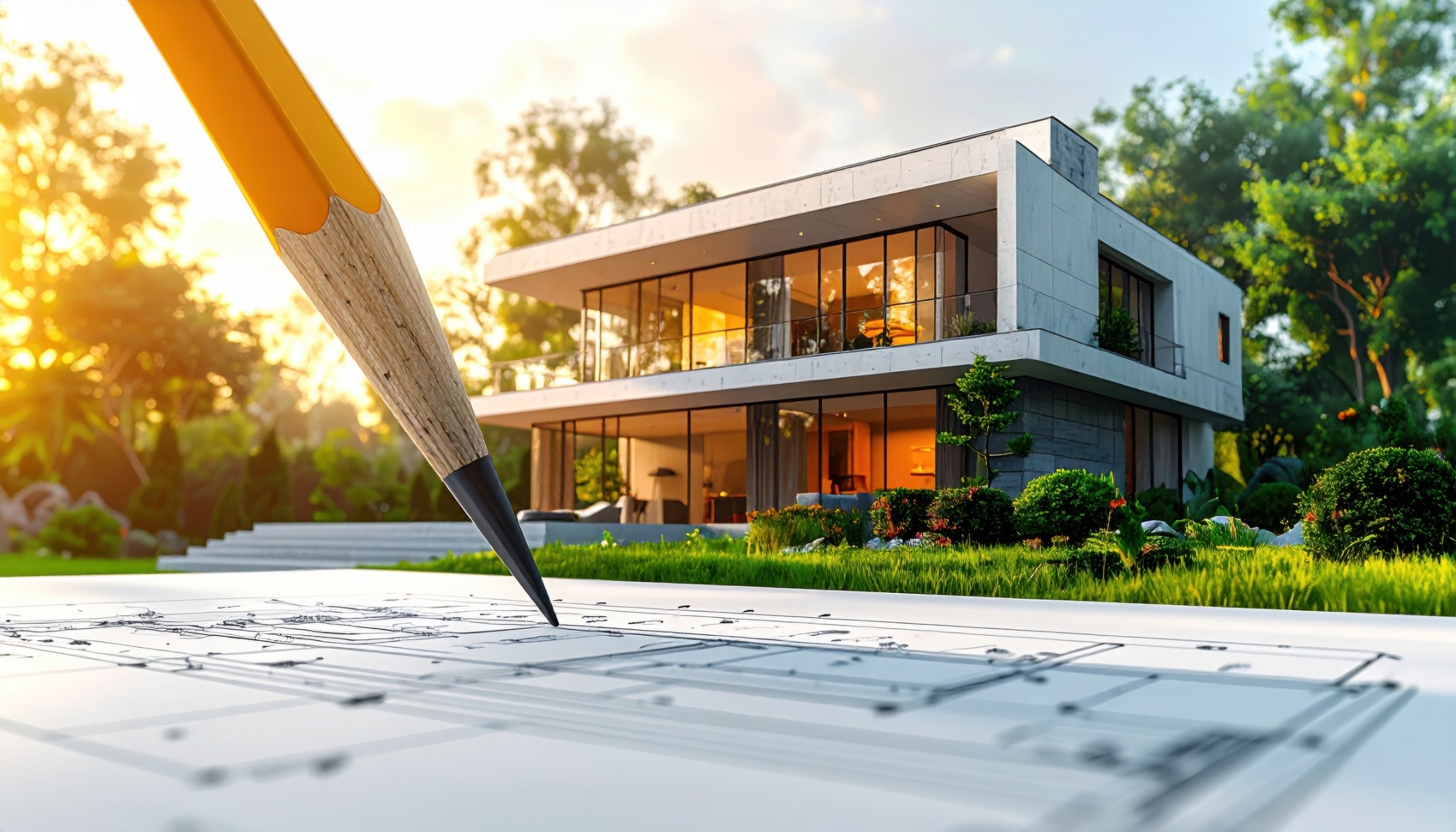 Architecture and modern residential design
